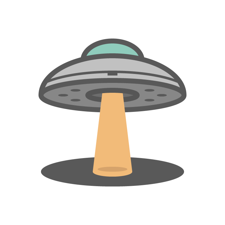UFO icon - Adobe Illustratorのチュートリアルの一覧まとめ