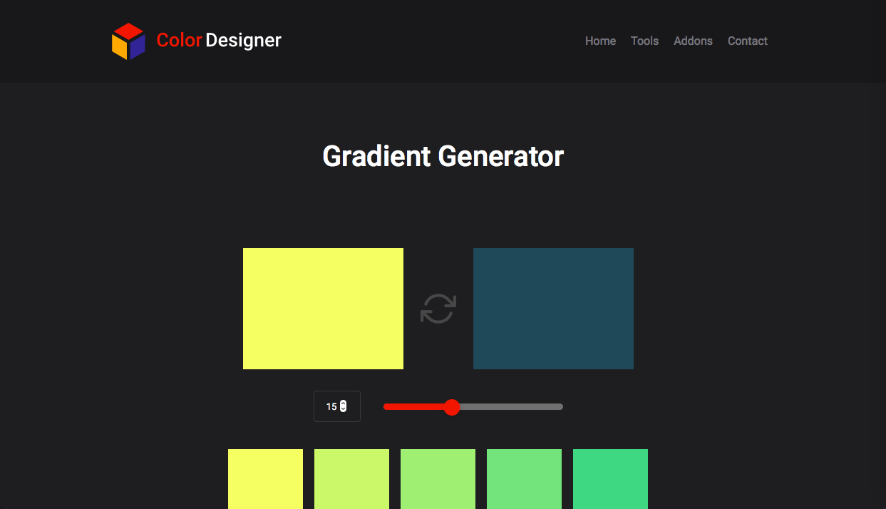 gradient generator - グラデーション関連のカラーツールまとめ