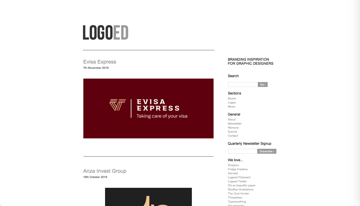 logoed - ロゴデザインの参考になるWebサイト・ギャラリーサイトまとめ
