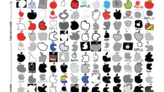apple logo 150 320x180 - ロゴをテーマにした様々なデザインやアート